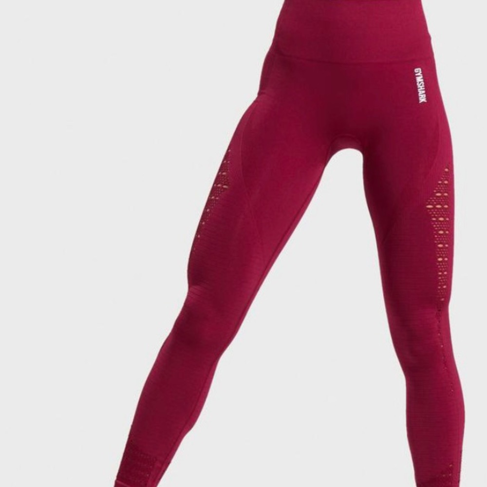 Gymshark beet energy seamless leggings